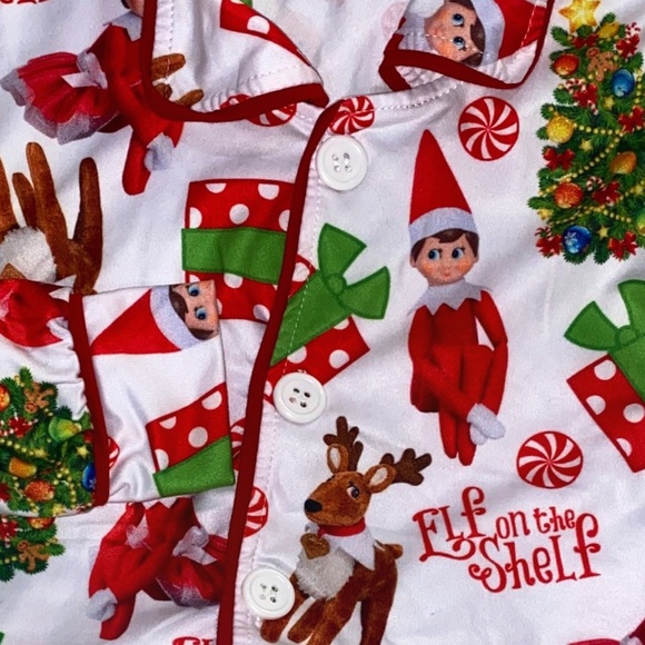 Elf on the Shelf Jammies size 2T milk silk set - Picture 2 of 3
